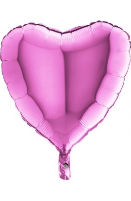 Balon foliowy 18" serce różowe