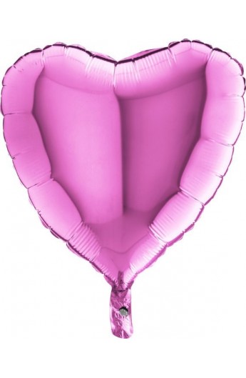 Balon foliowy 18" serce różowe