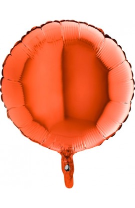 Balon foliowy 18" okrągły pomarańczowy