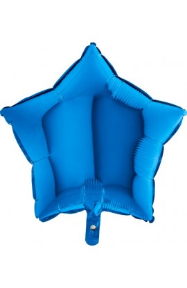 Balon foliowy 18" gwiazda niebieska