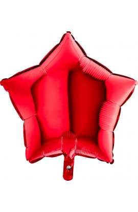 Balon foliowy 18" gwiazda czerwona
