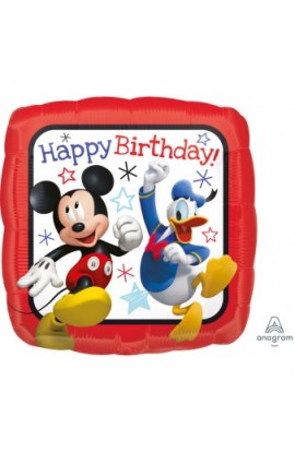 Balon urodzinowy 18" MICKEY ROADSTER HAPPY BIRTHDAY