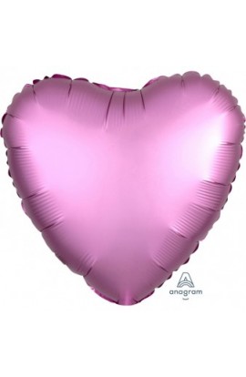 Balon foliowy 18" Satin Lux różowe serce