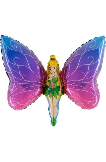 24" Lady Butterfly Grabo Transparent