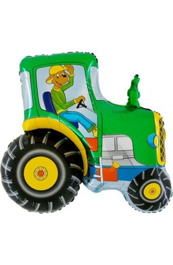24" Traktor Zielony Grabo Transparent