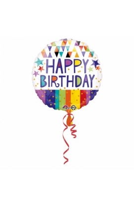 Balon foliowy 18" Happy Birthday