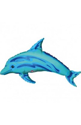 14" Ocean Blue Dolphin