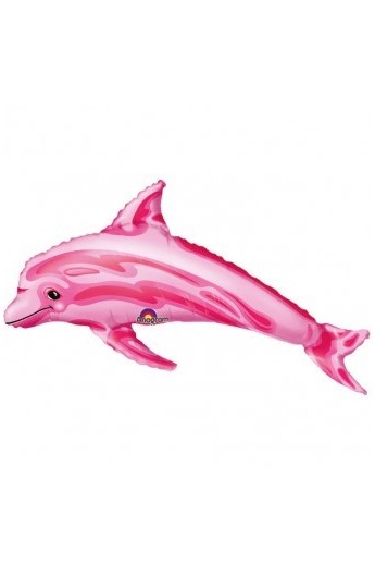 14" Ocean Pink Dolphin
