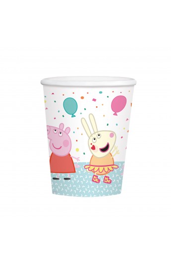 Kubeczki papierowe Świnka Peppa 8 szt. Kubeczki papierowe Świnka Peppa 8 szt.