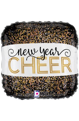 Balon foliowy 18" New Year Cheer