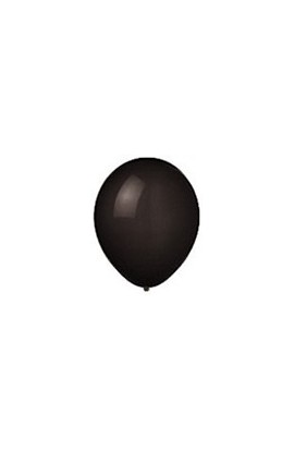 Balon lateksowy 10" pastelowy - czarny